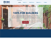 Tablet Screenshot of cbc-investments.com